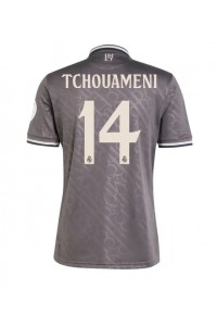 Fotbalové Dres Real Madrid Aurelien Tchouameni #14 Třetí Oblečení 2024-25 Krátký Rukáv